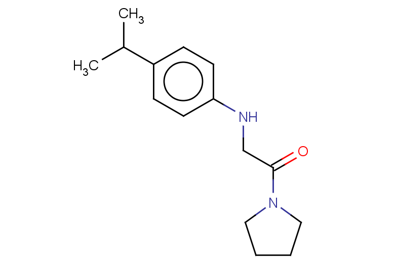 2-{[4-(propan-2-yl)phenyl]amino}-1-(pyrrolidin-1-yl)ethan-1-one