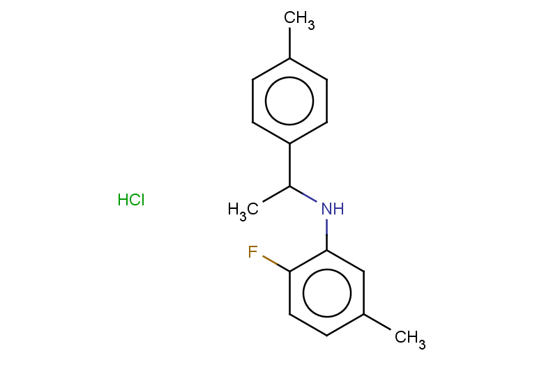 2-fluoro-5-methyl-N-[1-(4-methylphenyl)ethyl]aniline hydrochloride