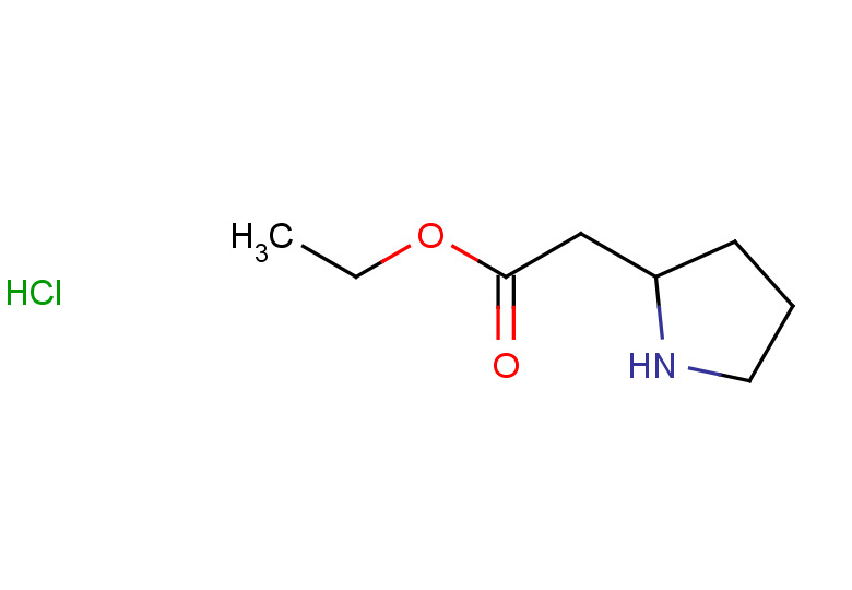 ethyl 2-(pyrrolidin-2-yl)acetate hydrochloride