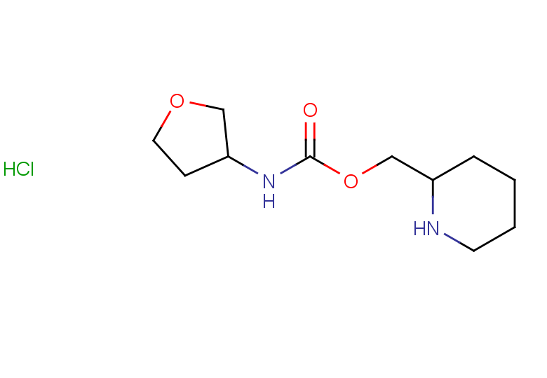 piperidin-2-ylmethyl N-(oxolan-3-yl)carbamate hydrochloride