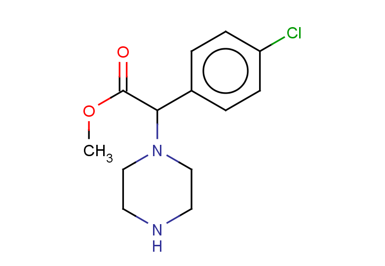 methyl 2-(4-chlorophenyl)-2-(piperazin-1-yl)acetate