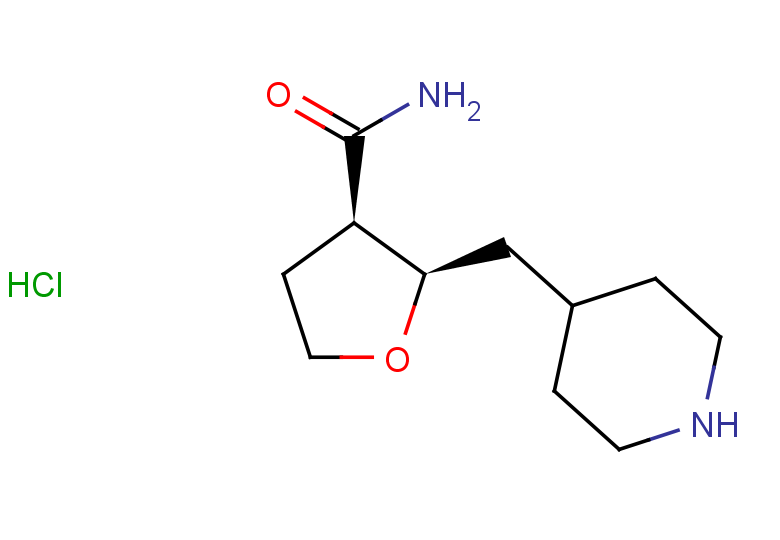 rac-(2R,3R)-2-[(piperidin-4-yl)methyl]oxolane-3-carboxamide hydrochloride