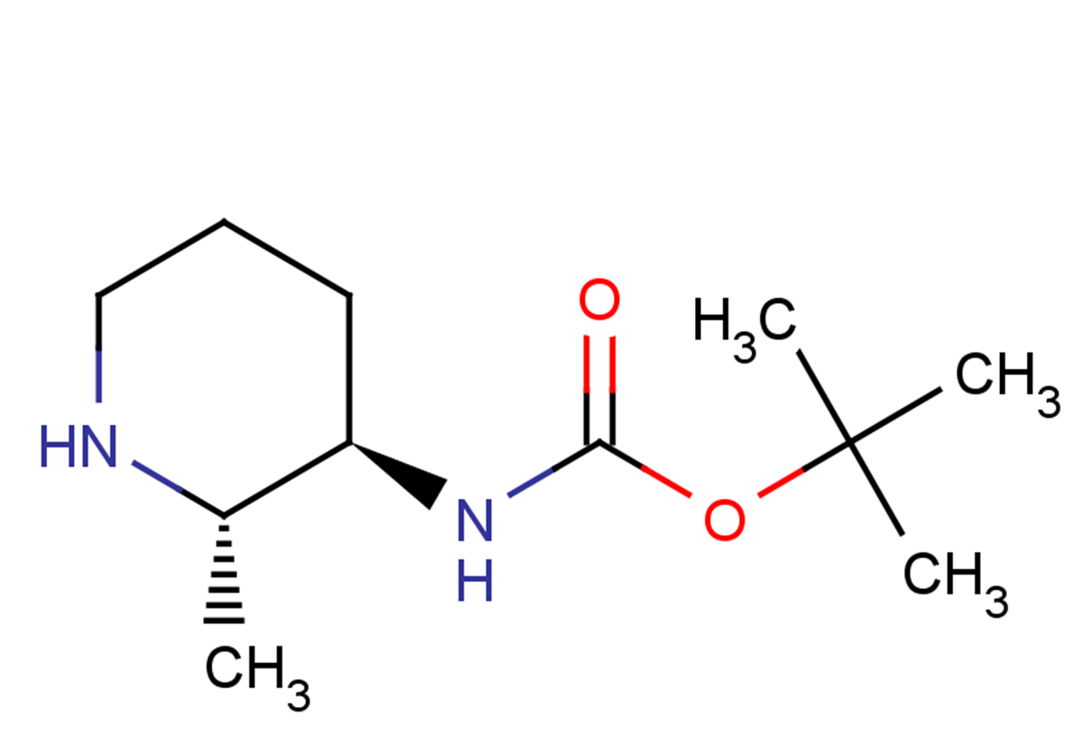 rac-tert-butyl N-[(2R,3S)-2-methylpiperidin-3-yl]carbamate, trans