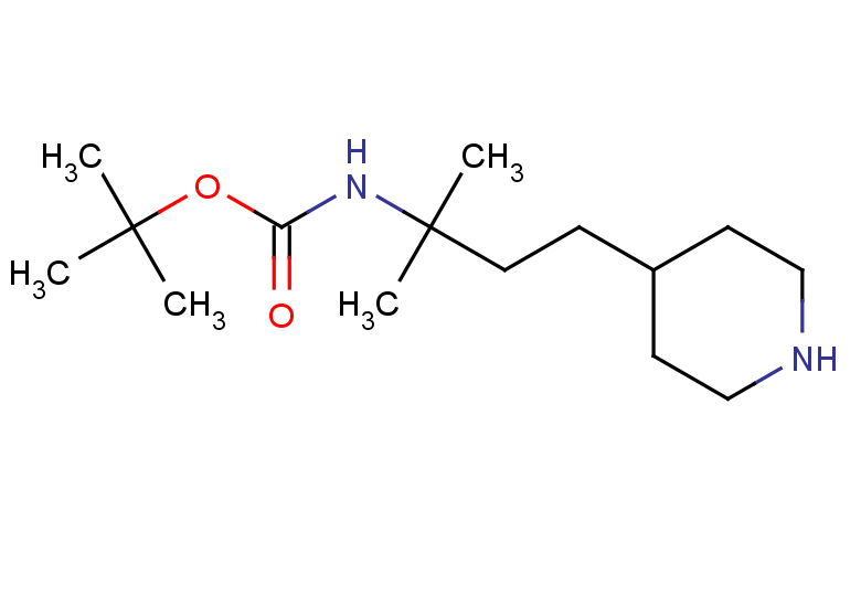 tert-butyl N-[2-methyl-4-(piperidin-4-yl)butan-2-yl]carbamate