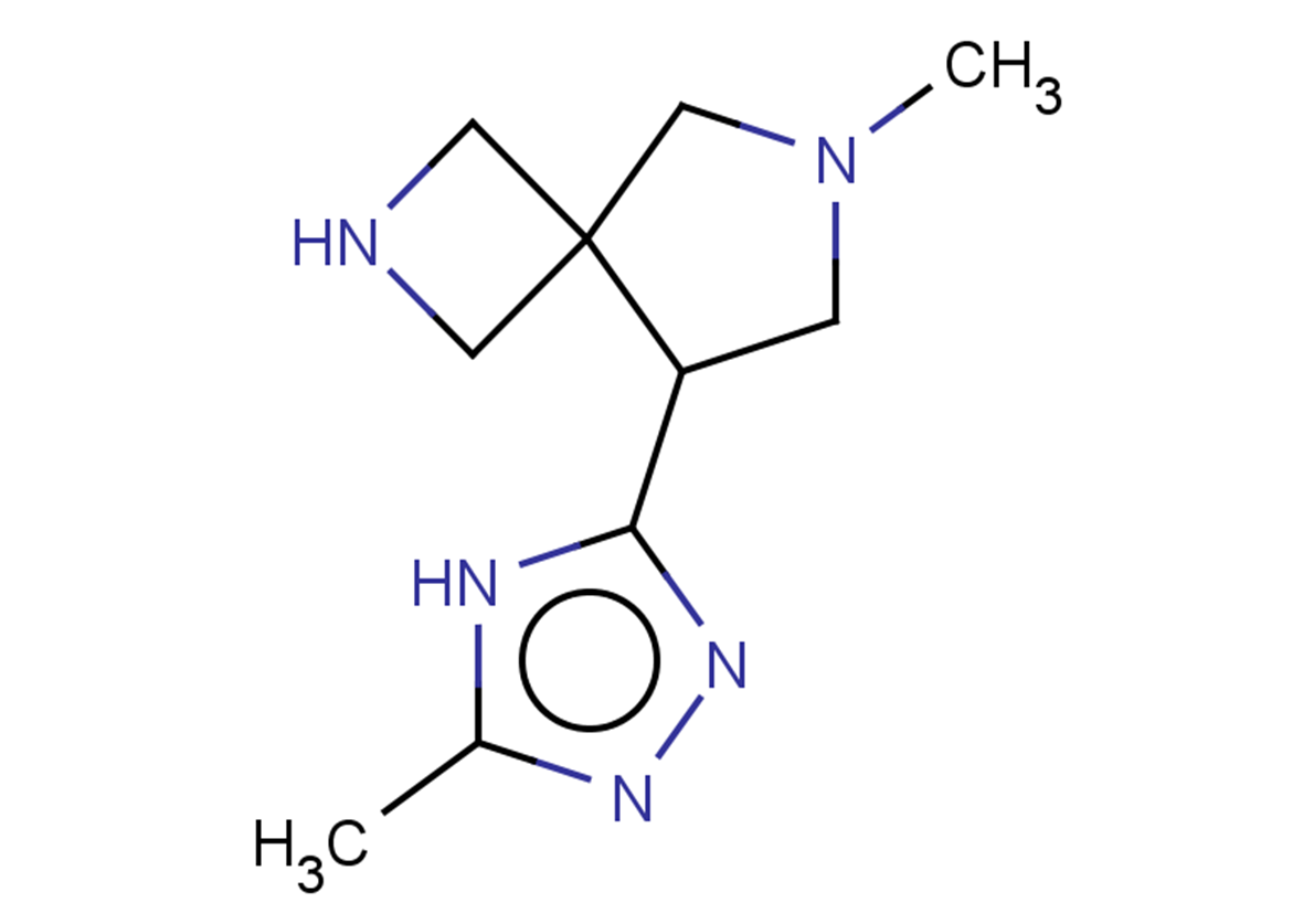 6-methyl-8-(5-methyl-4H-1,2,4-triazol-3-yl)-2,6-diazaspiro[3.4]octane