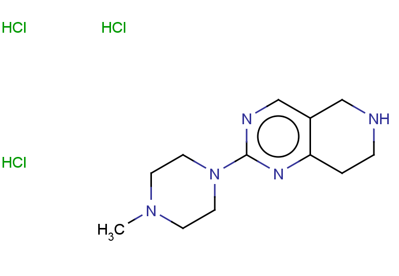 1-methyl-4-{5H,6H,7H,8H-pyrido[4,3-d]pyrimidin-2-yl}piperazine trihydrochloride