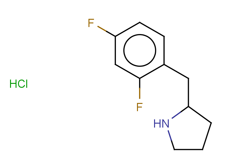 2-[(2,4-difluorophenyl)methyl]pyrrolidine hydrochloride