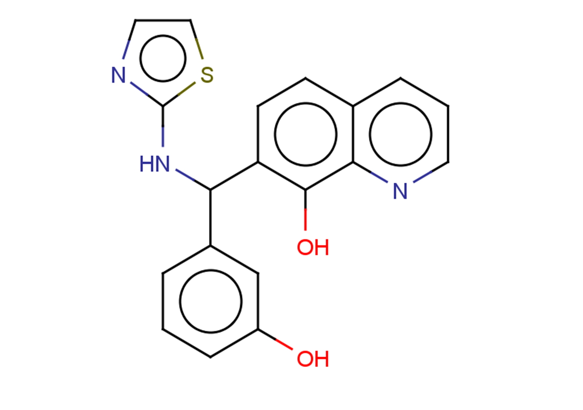 7-[(3-hydroxyphenyl)[(1,3-thiazol-2-yl)amino]methyl]quinolin-8-ol