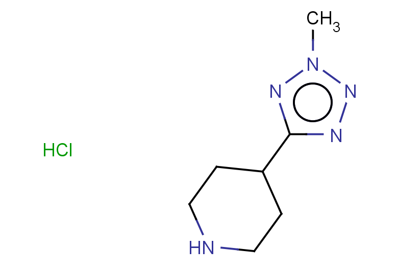 4-(2-methyl-2H-1,2,3,4-tetrazol-5-yl)piperidine hydrochloride