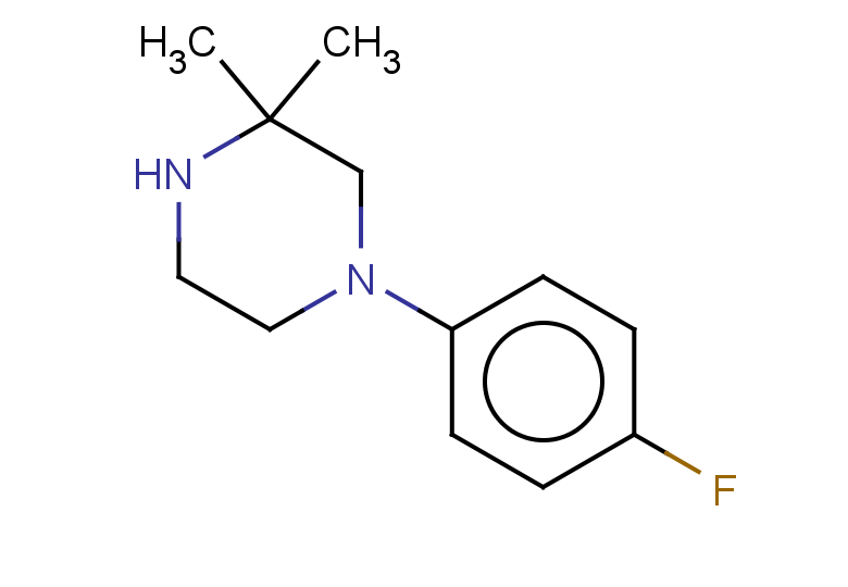 1-(4-FLUOROPHENYL)-3,3-DIMETHYLPIPERAZINE