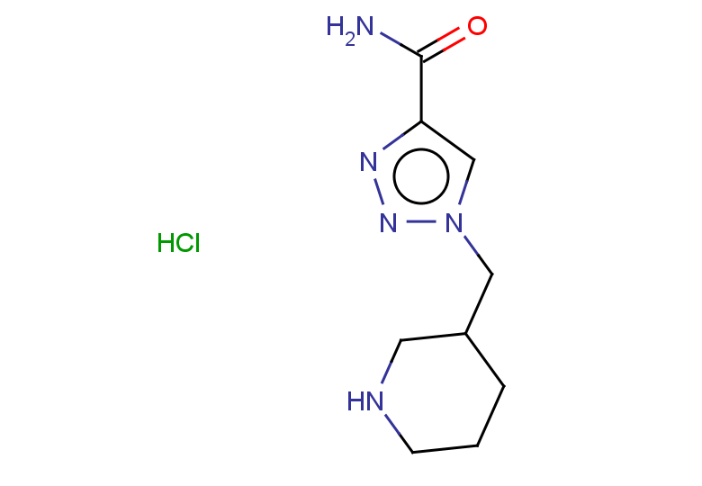 1-(PIPERIDIN-3-YLMETHYL)-1H-1,2,3-TRIAZOLE-4-CARBOXAMIDE HYDROCHLORIDE