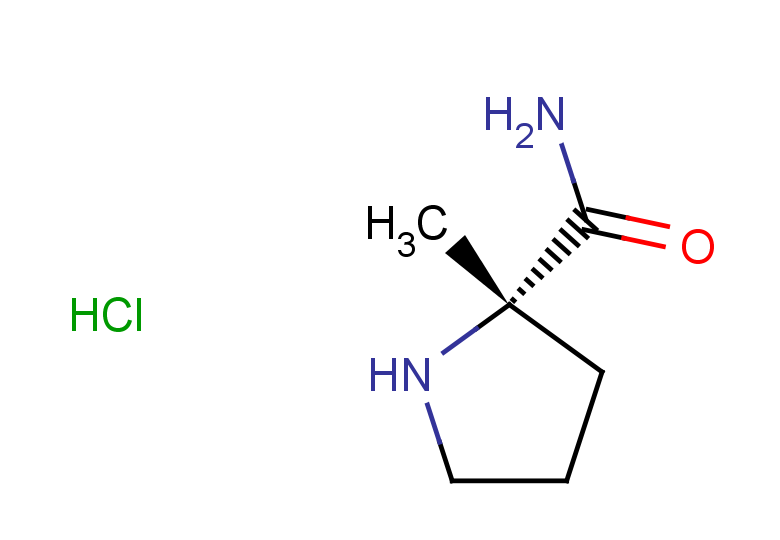 (2S)-2-methylpyrrolidine-2-carboxamide hydrochloride