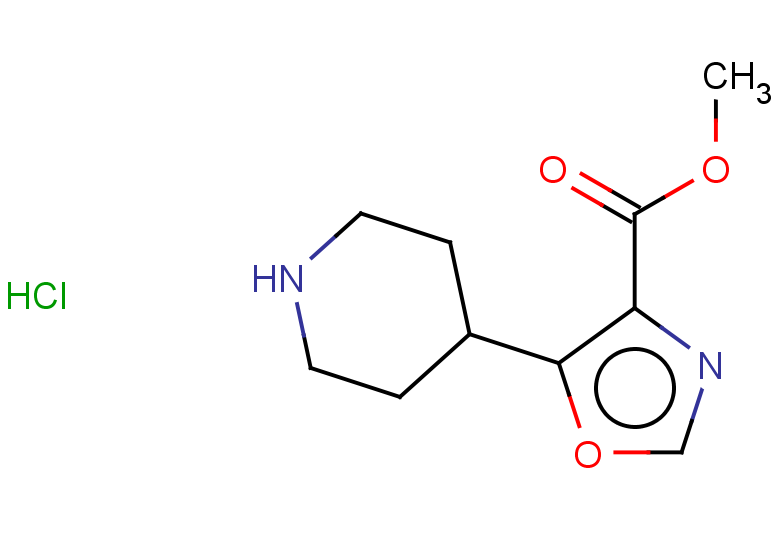 methyl 5-(piperidin-4-yl)-1,3-oxazole-4-carboxylate hydrochloride