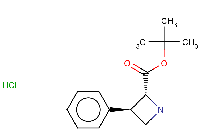 rac-tert-butyl (2R,3R)-3-phenylazetidine-2-carboxylate hydrochloride, trans