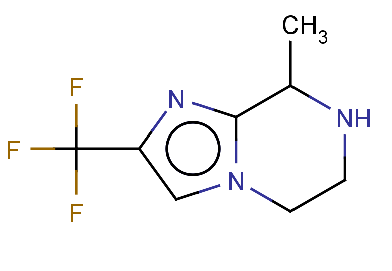8-methyl-2-(trifluoromethyl)-5H,6H,7H,8H-imidazo[1,2-a]pyrazine