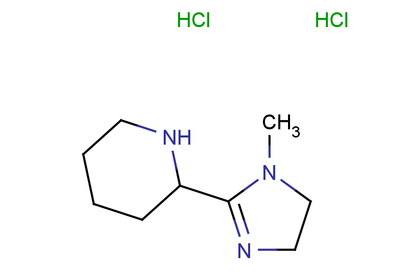 2-(1-methyl-4,5-dihydro-1H-imidazol-2-yl)piperidine dihydrochloride