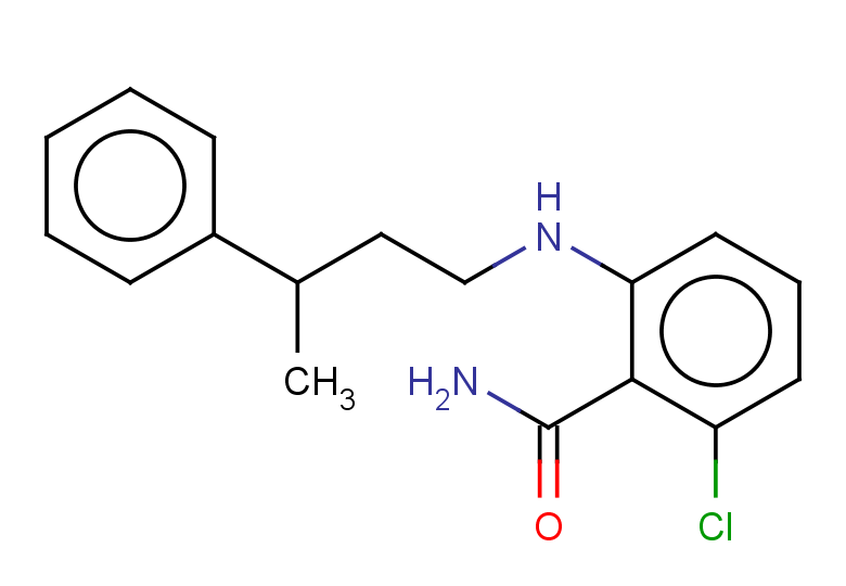 2-chloro-6-[(3-phenylbutyl)amino]benzamide