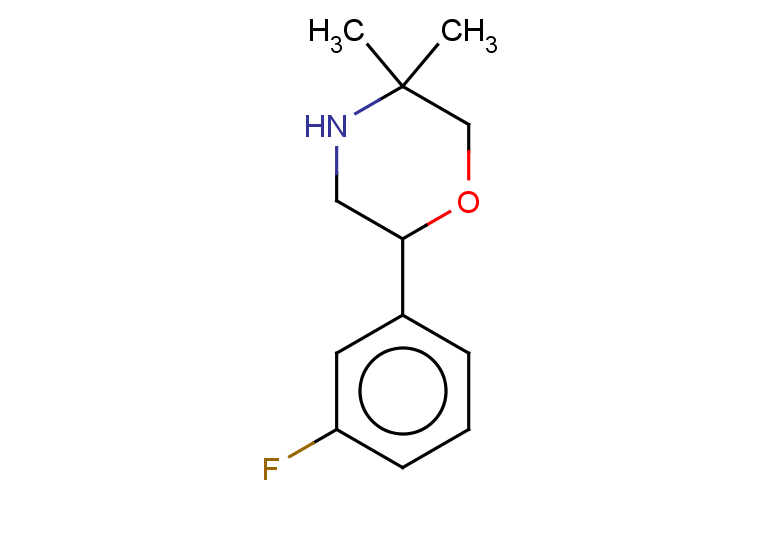 2-(3-fluorophenyl)-5,5-dimethylmorpholine