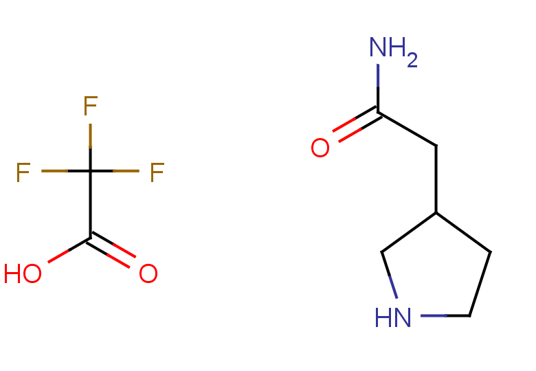 2-(pyrrolidin-3-yl)acetamide trifluoroacetate