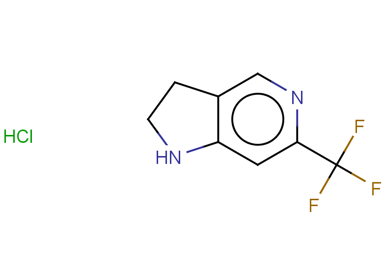 6-(trifluoromethyl)-1H,2H,3H-pyrrolo[3,2-c]pyridine hydrochloride