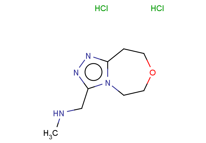 methyl({5H,6H,8H,9H-[1,2,4]triazolo[4,3-d][1,4]oxazepin-3-yl}methyl)amine dihydrochloride