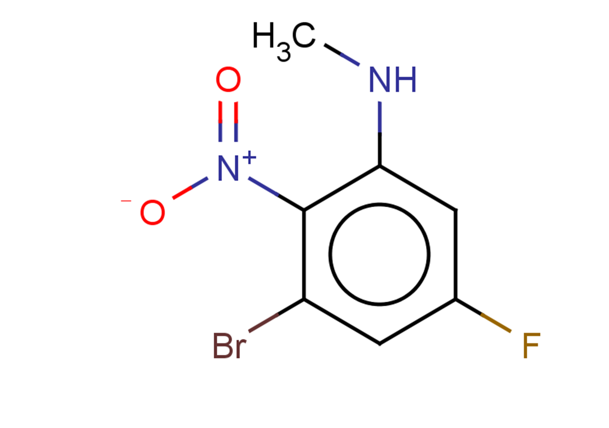 3-bromo-5-fluoro-N-methyl-2-nitroaniline