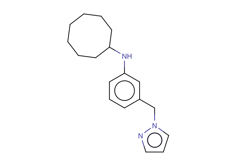 N-[3-(1H-pyrazol-1-ylmethyl)phenyl]cyclooctanamine