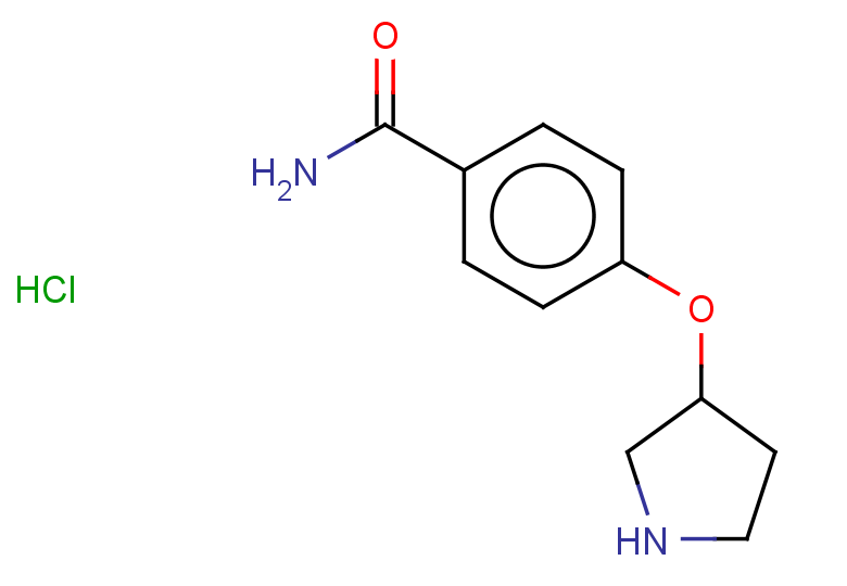 4-(pyrrolidin-3-yloxy)benzamide hydrochloride