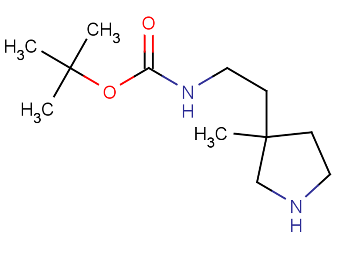 tert-butyl N-[2-(3-methylpyrrolidin-3-yl)ethyl]carbamate