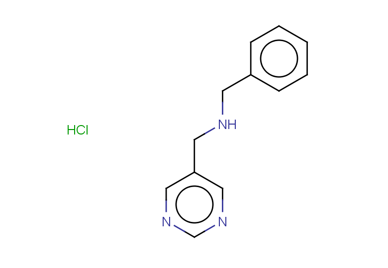 benzyl[(pyrimidin-5-yl)methyl]amine hydrochloride