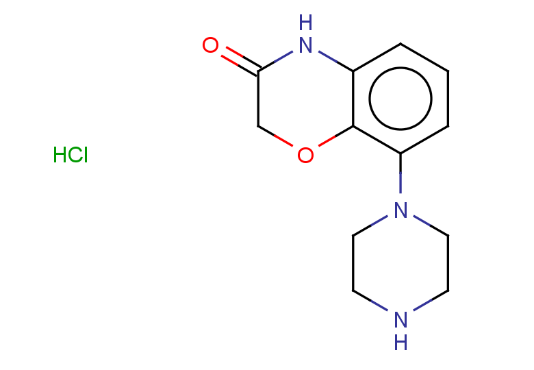 8-(piperazin-1-yl)-3,4-dihydro-2H-1,4-benzoxazin-3-one hydrochloride
