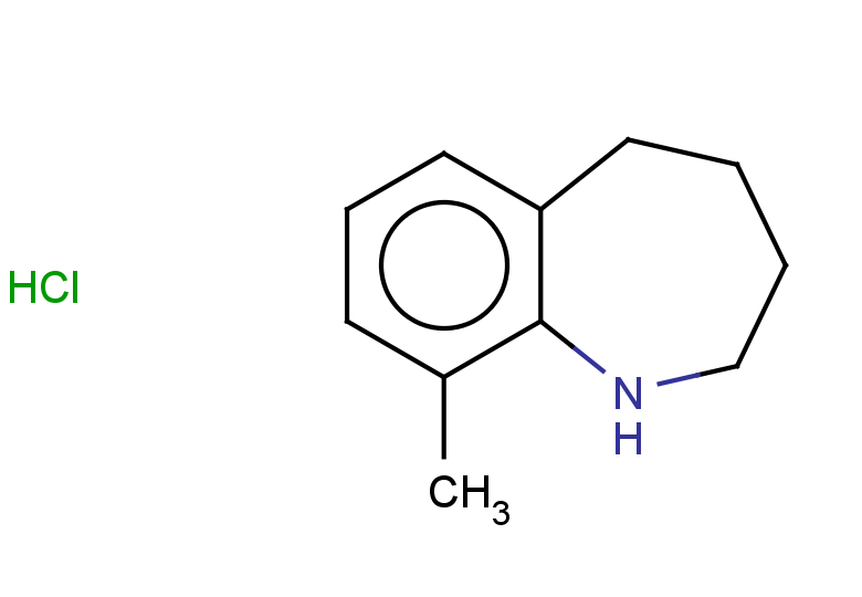 9-methyl-2,3,4,5-tetrahydro-1H-1-benzazepine hydrochloride