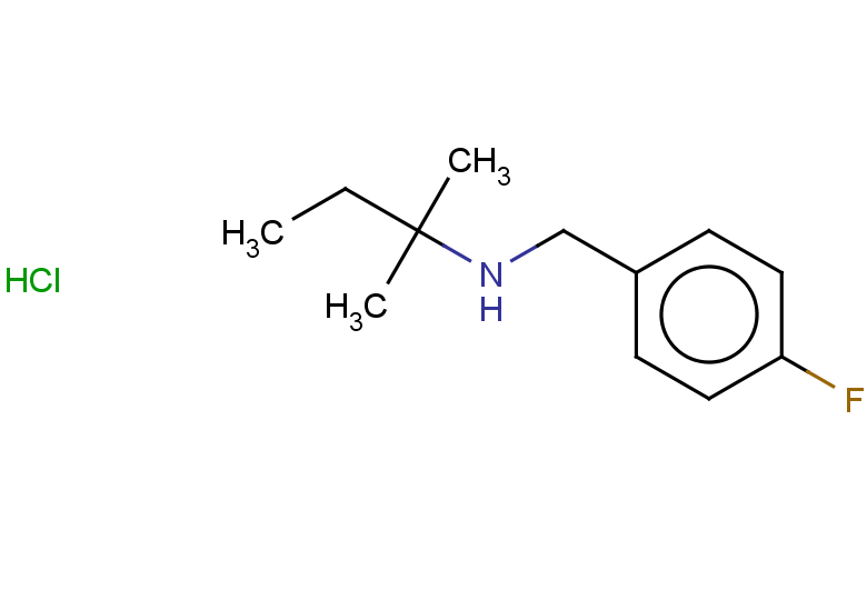 [(4-fluorophenyl)methyl](2-methylbutan-2-yl)amine hydrochloride