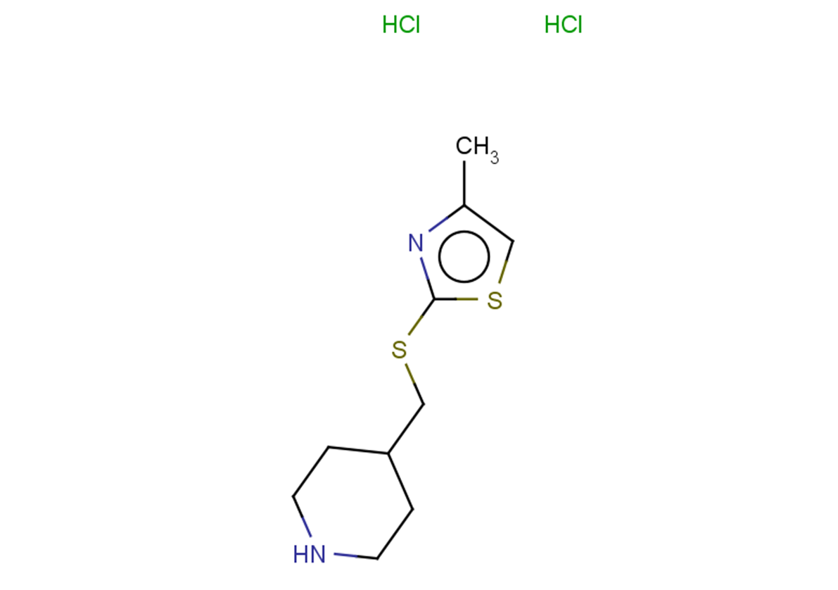4-{[(4-methyl-1,3-thiazol-2-yl)sulfanyl]methyl}piperidine dihydrochloride
