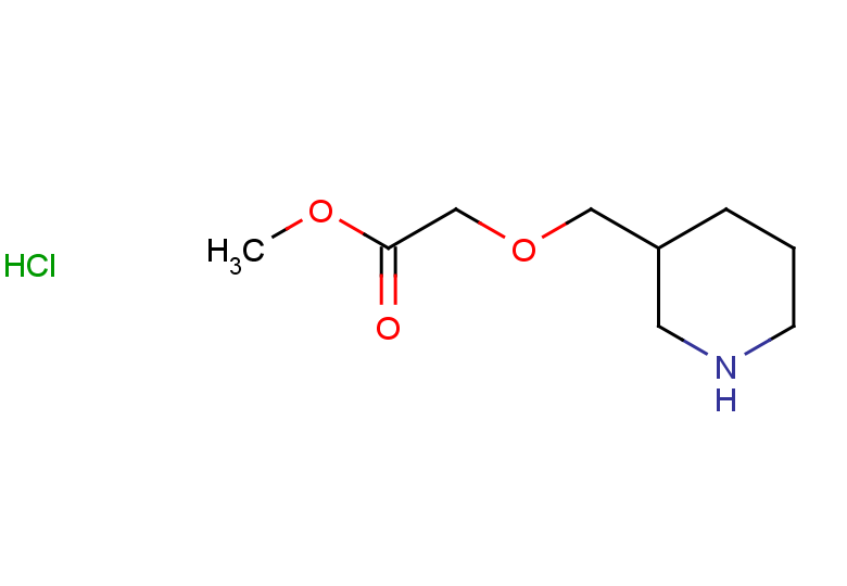 methyl 2-[(piperidin-3-yl)methoxy]acetate hydrochloride