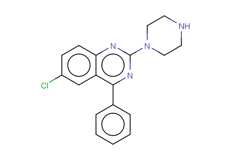 6-chloro-4-phenyl-2-(piperazin-1-yl)quinazoline