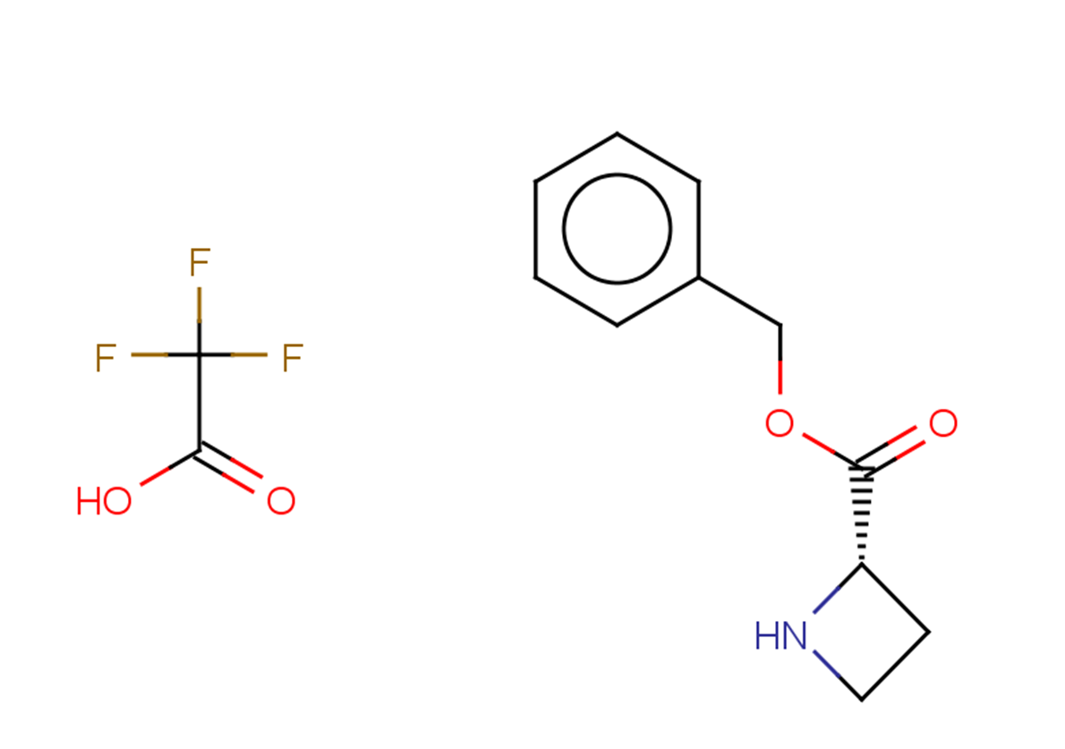 benzyl (2S)-azetidine-2-carboxylate, trifluoroacetic acid
