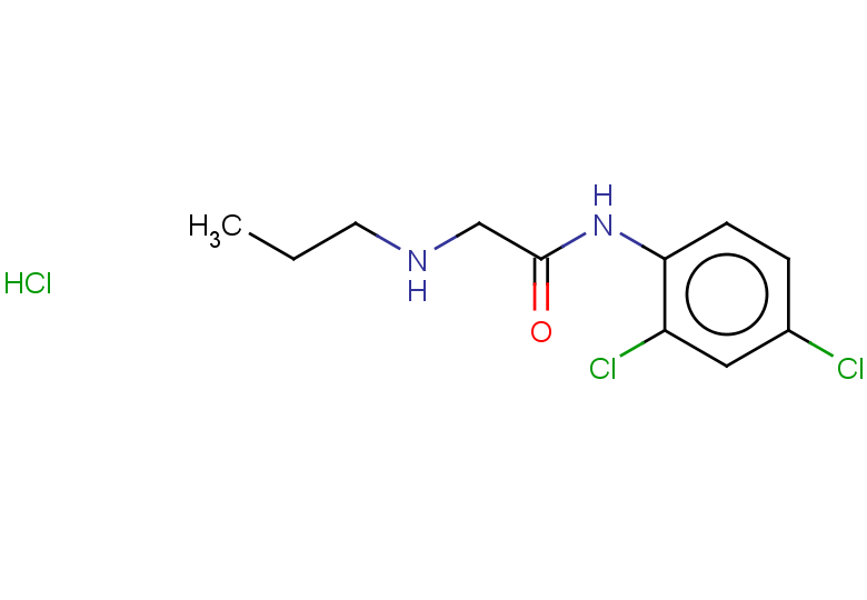 N-(2,4-dichlorophenyl)-2-(propylamino)acetamide hydrochloride