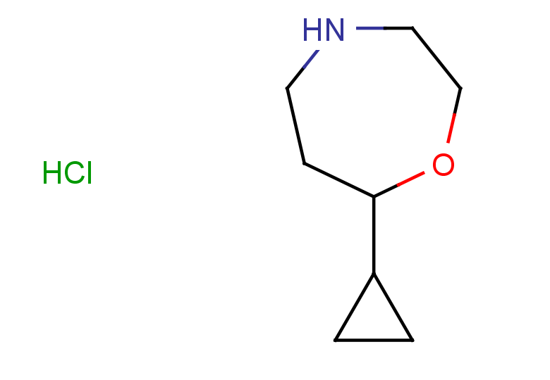 7-cyclopropyl-1,4-oxazepane hydrochloride