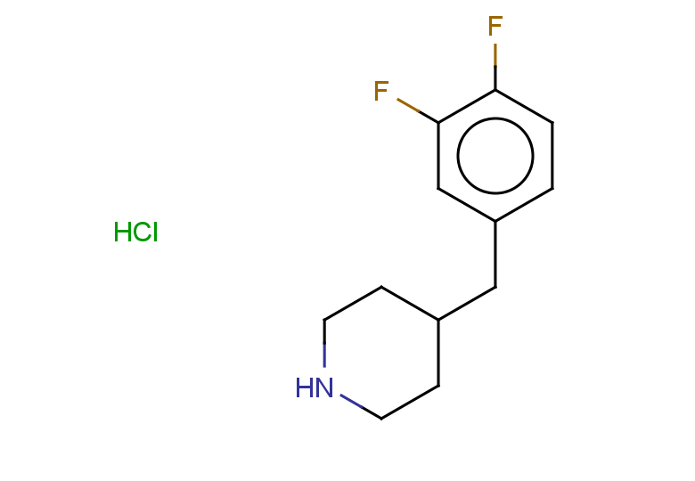 4-[(3,4-difluorophenyl)methyl]piperidine hydrochloride