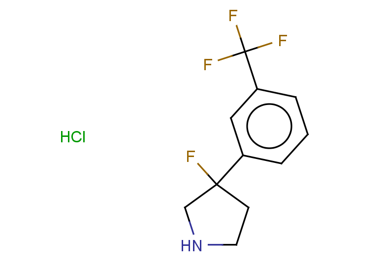 3-fluoro-3-[3-(trifluoromethyl)phenyl]pyrrolidine hydrochloride