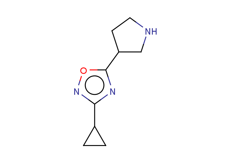 3-cyclopropyl-5-(pyrrolidin-3-yl)-1,2,4-oxadiazole
