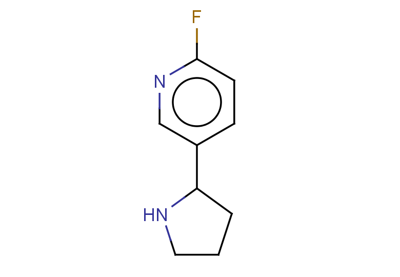 2-fluoro-5-(pyrrolidin-2-yl)pyridine