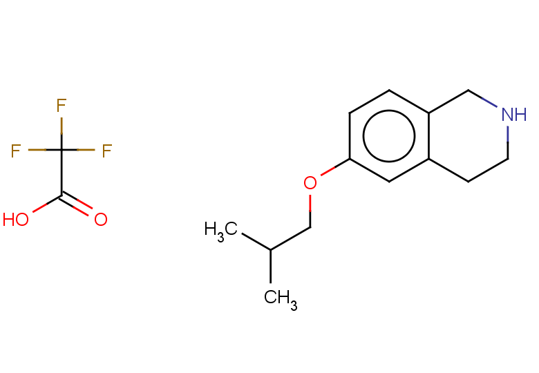 6-(2-methylpropoxy)-1,2,3,4-tetrahydroisoquinoline trifluoroacetate