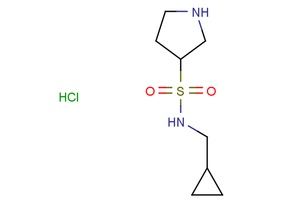 N-(cyclopropylmethyl)pyrrolidine-3-sulfonamide hydrochloride