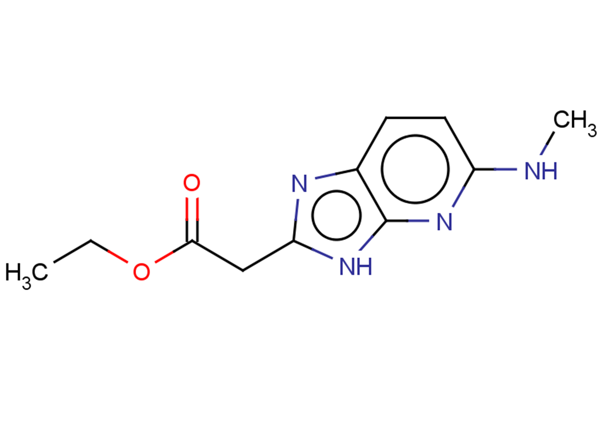 ethyl 2-[5-(methylamino)-3H-imidazo[4,5-b]pyridin-2-yl]acetate