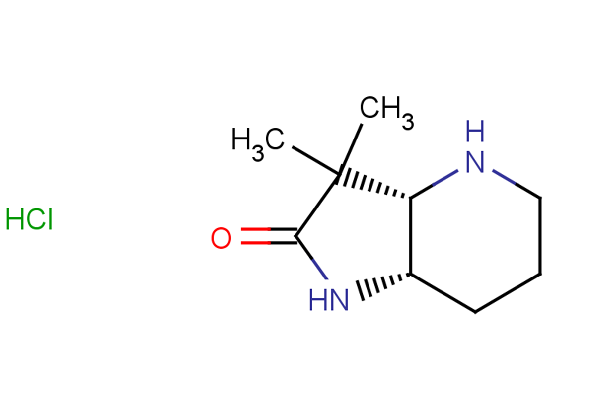 rac-(3aR,7aR)-3,3-dimethyl-octahydro-1H-pyrrolo[3,2-b]pyridin-2-one hydrochloride, cis