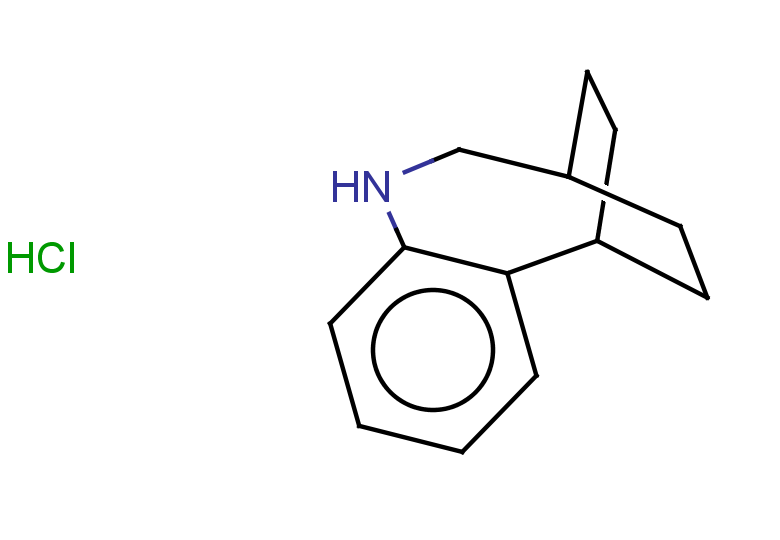 8-azatricyclo[8.2.2.0,2,7]tetradeca-2,4,6-triene hydrochloride