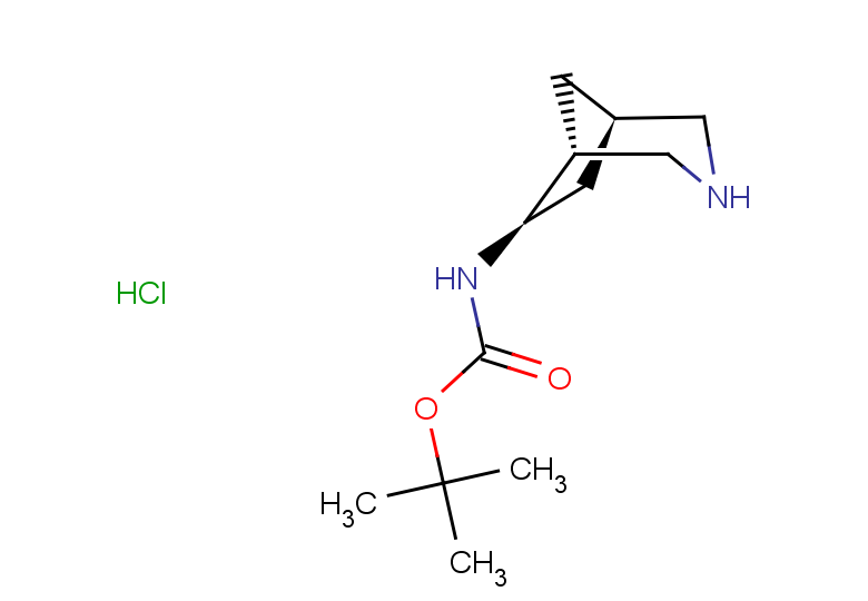 rac-tert-butyl N-[(1R,5R,6R)-3-azabicyclo[3.2.1]octan-6-yl]carbamate hydrochloride