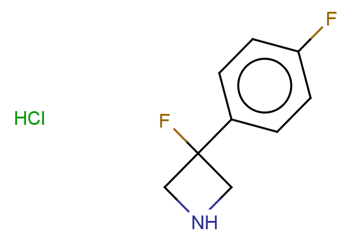 3-fluoro-3-(4-fluorophenyl)azetidine hydrochloride